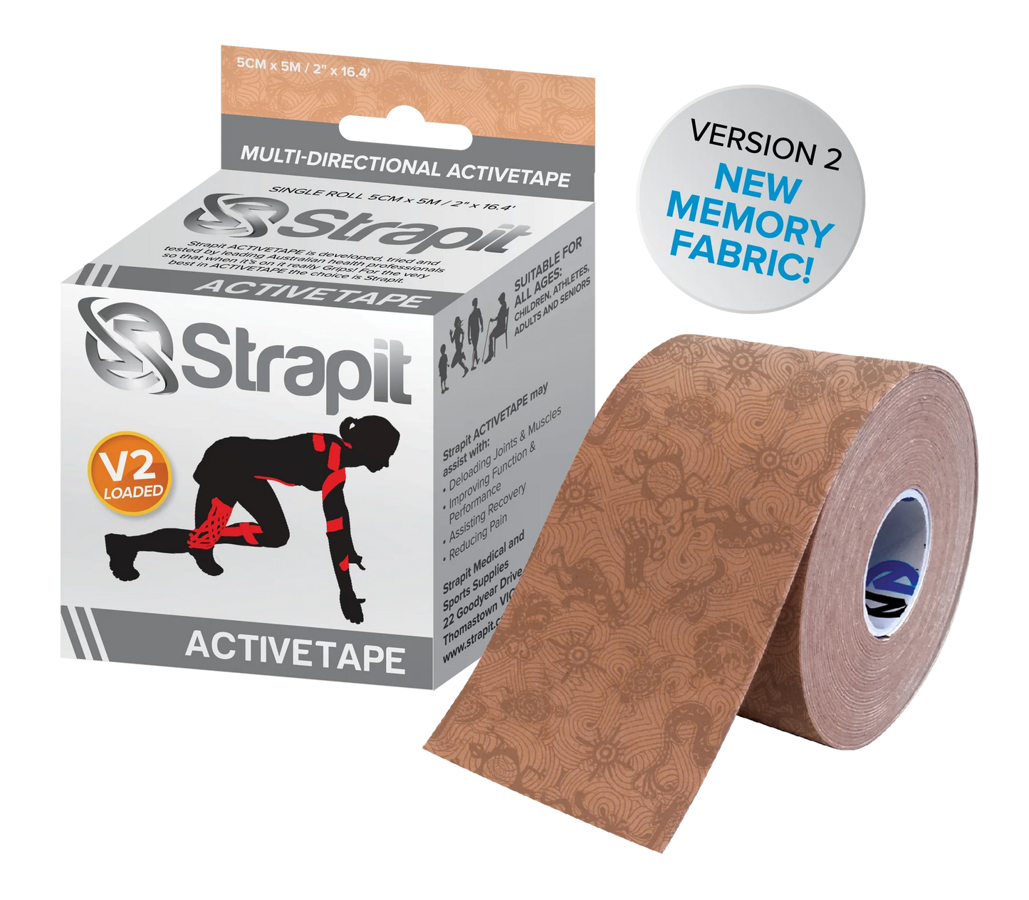 Strapit Active Tape V2 - Beige
